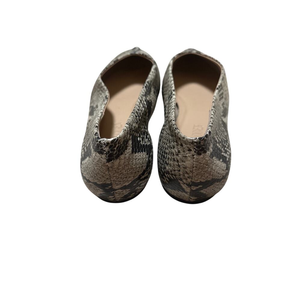 Steve Madden NEW Snake Print Pointed Toe V Cut Flats Sz 6.5 $110 - Picture 3 of 6